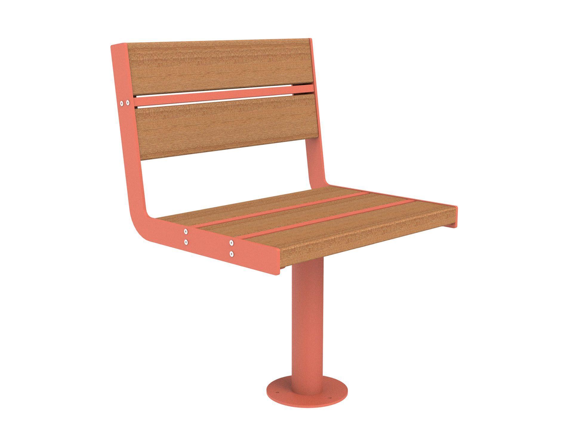 Скамья из окуме со спинкой Lazzari Joy ARCH-00059509 - Вид №2