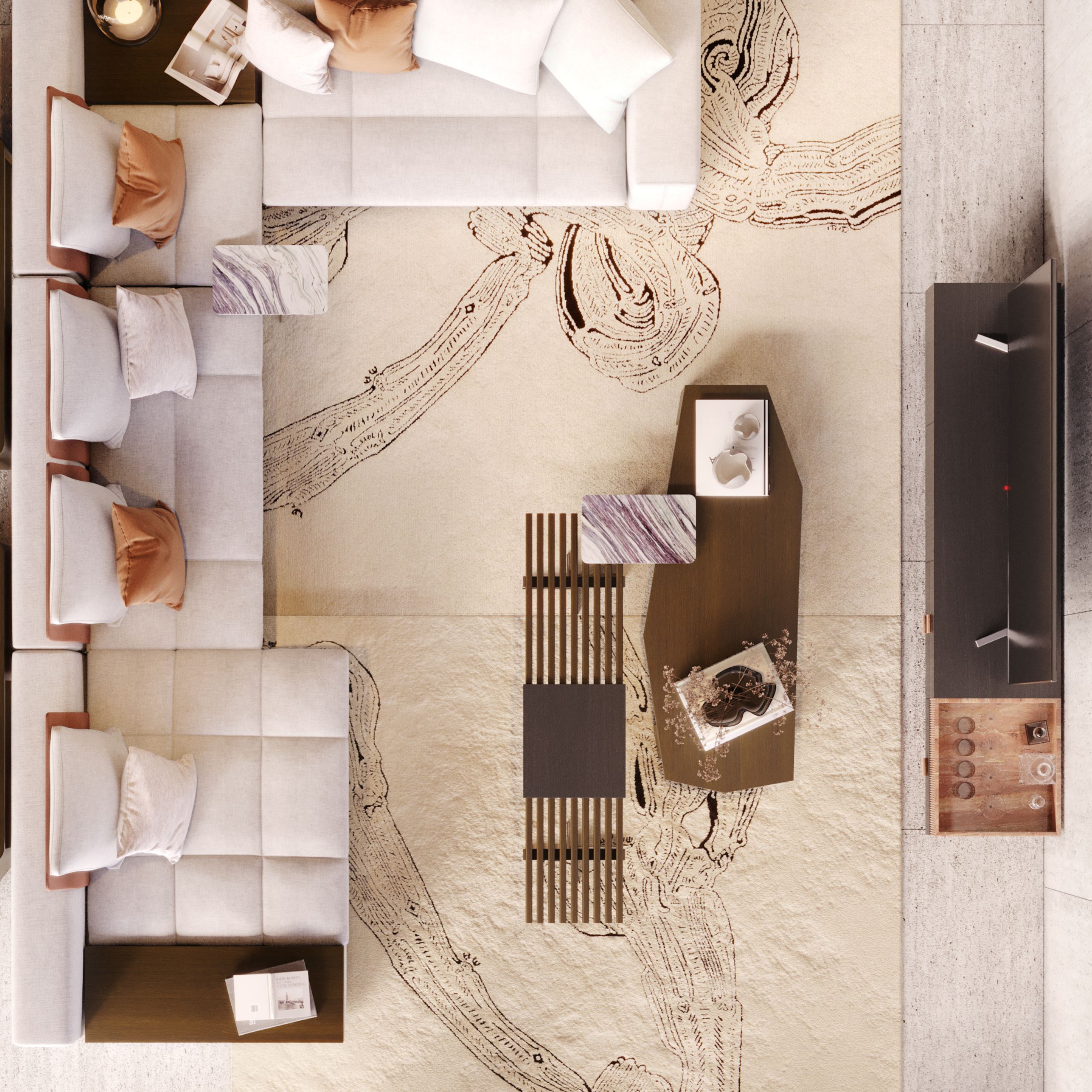 Деревянный журнальный столик Stylish Club Escarpa ARCH-00001482 - Вид №2