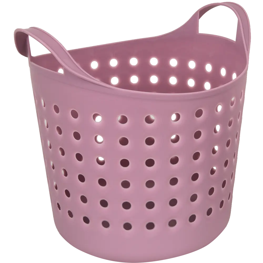 Корзинка Soft 20.61×22.21×17.4 см 4.1 л пластик цвет сиреневый BEROSSI STLM-2089853 - Вид №1
