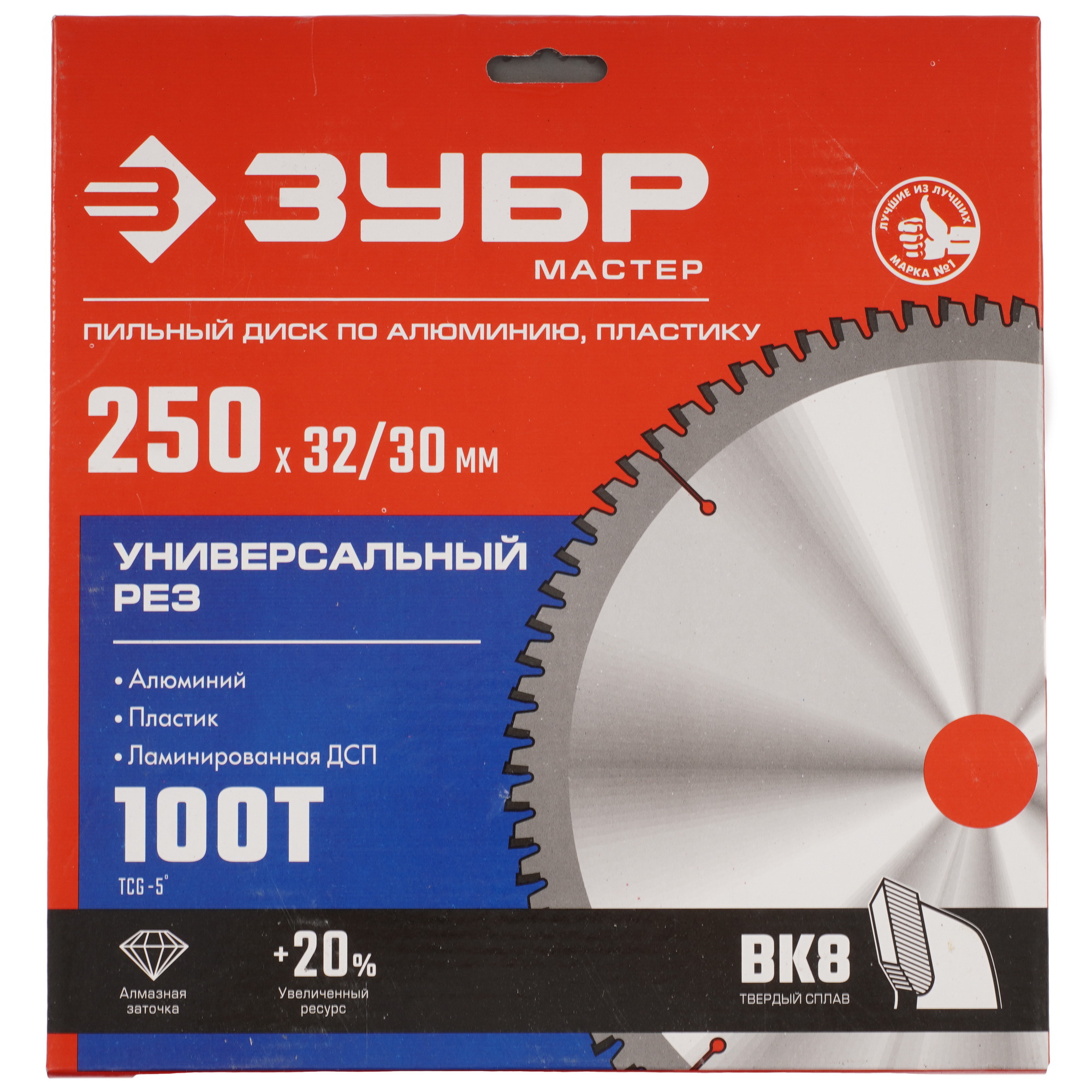 Диск пильный ЗУБР Универсальный рез 36916-250-32-100_z01 9173797 STDN-0013959 - Вид №3