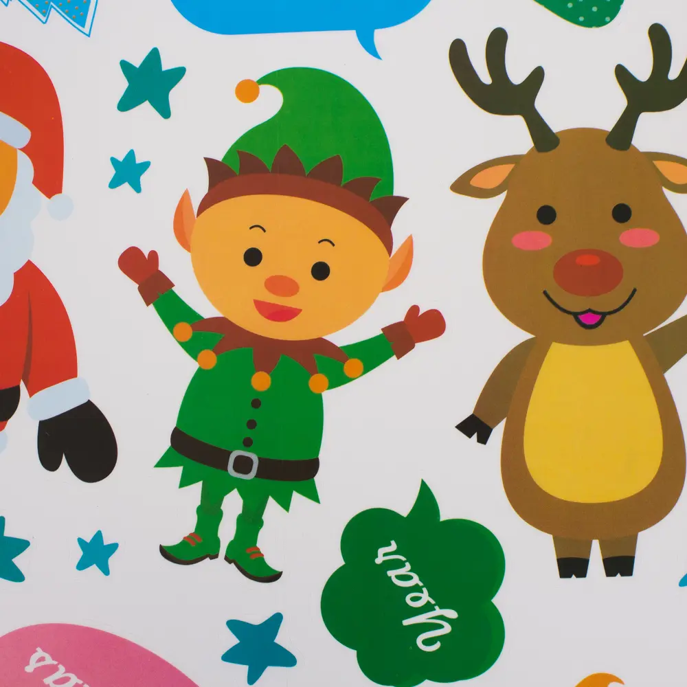 Наклейка «Счастивого Нового года» Santreyd STLM-2031872 - Вид №1