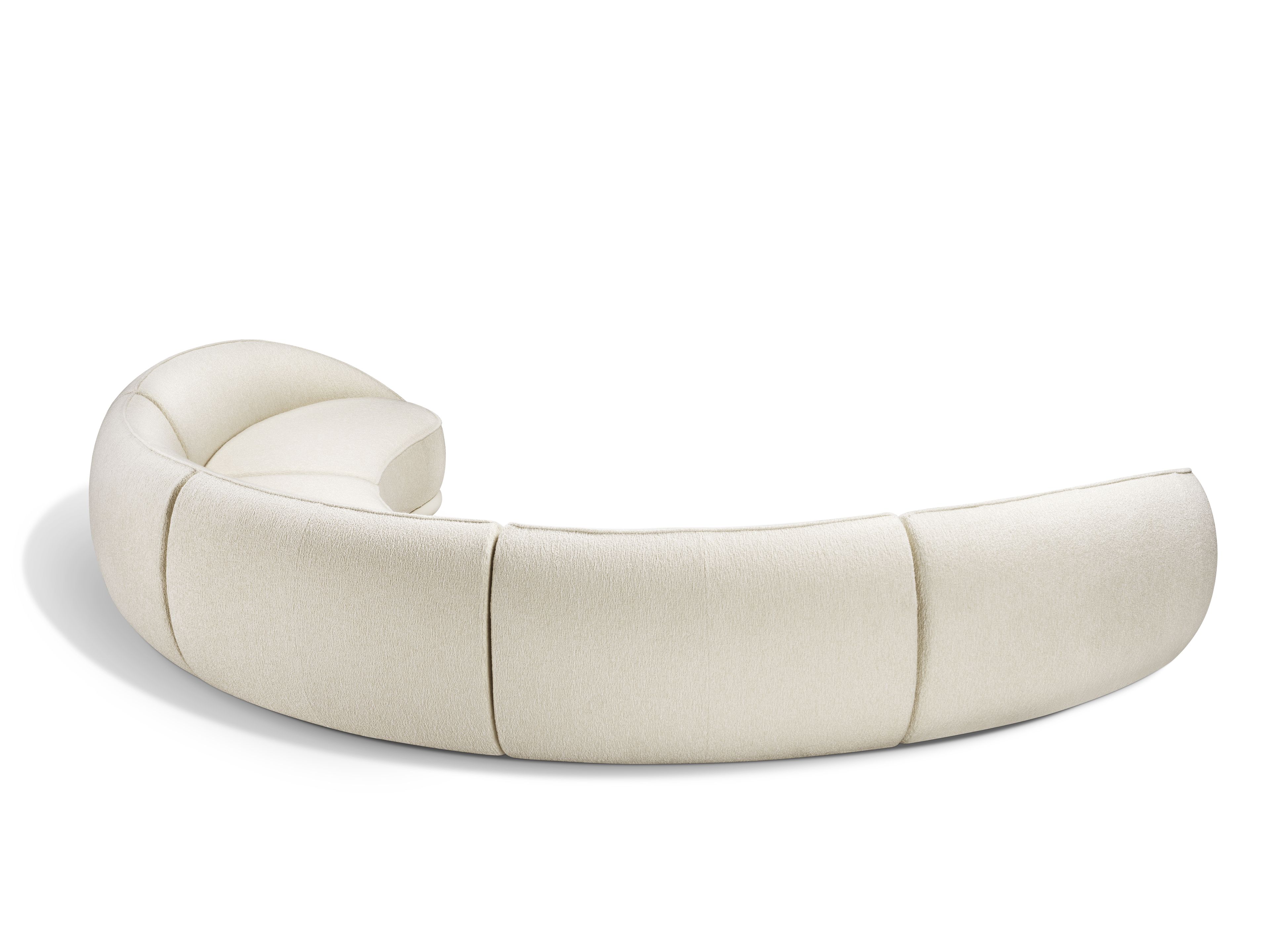 5-местный изогнутый тканевый диван GHIDINI1961 объятия ARCH-00095209 - Вид №11