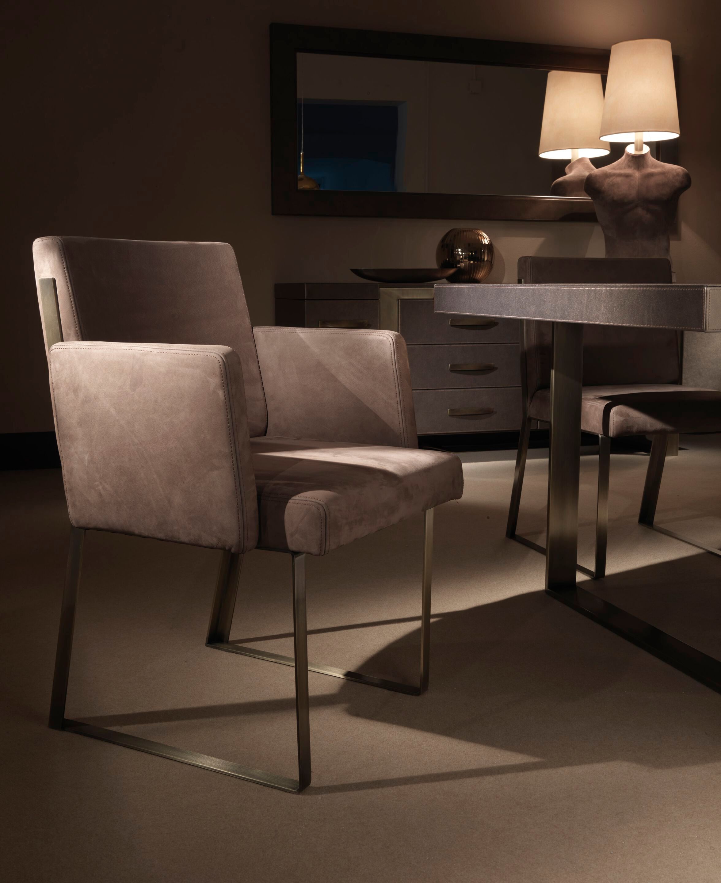 Кожаный стул с подлокотниками Casa Covre Palio ARCH-00120940 - Вид №9