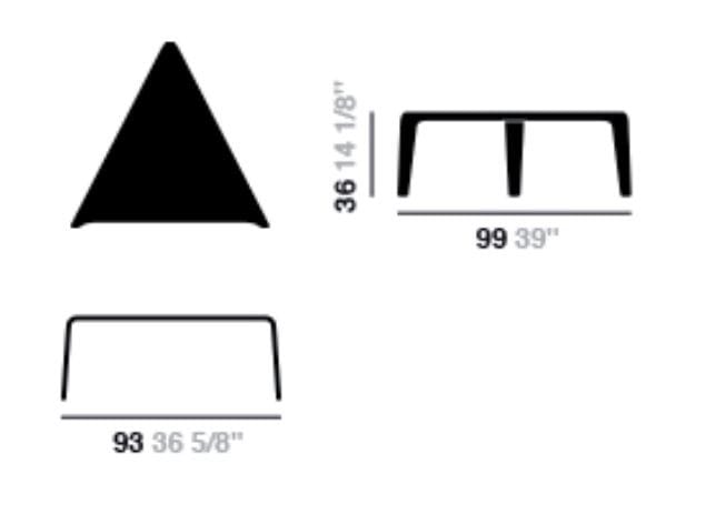 Журнальный столик из дуба Arper ARCH-00063052 - Вид №2