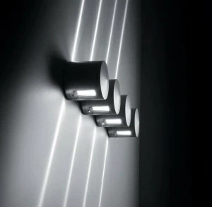 SIMES Светодиодный настенный светильник прямого и непрямого света для наружного освещения из литого под давлением алюминия