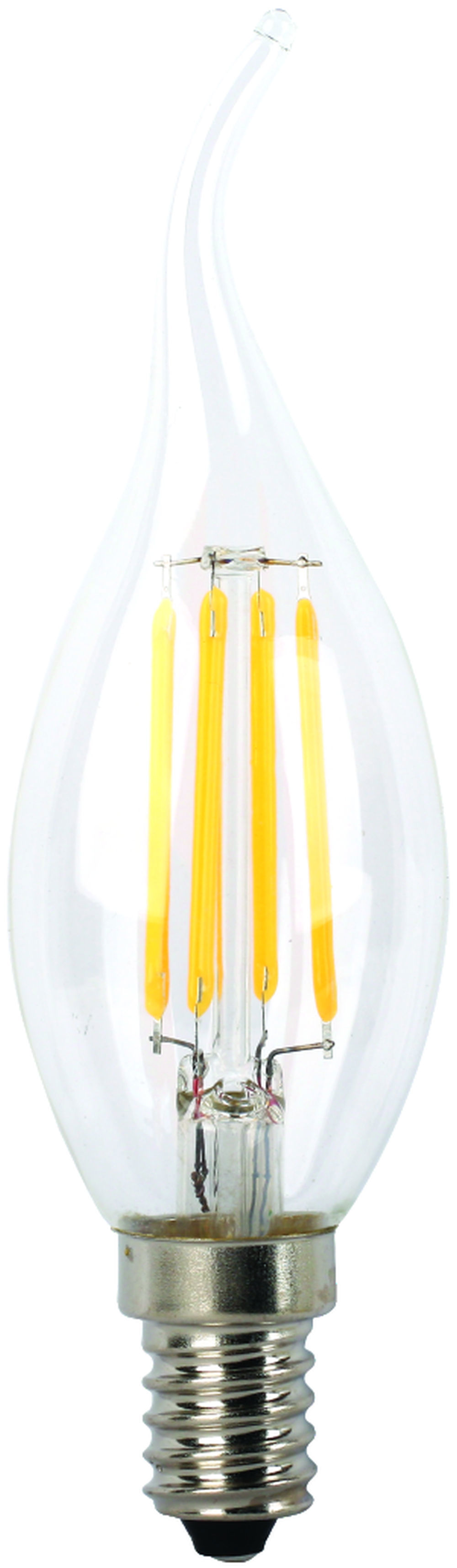 90121424 Лампа Premium светодионая E14 6 Вт свеча на ветру 600 Лм нейтральный свет STLM-0112542 ECOLA