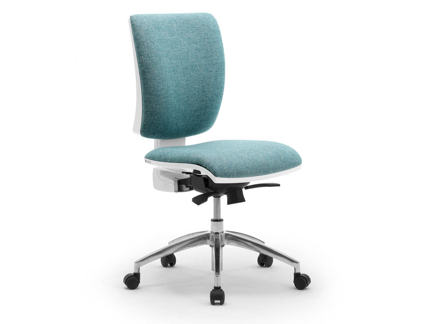 Тканевый регулируемый по высоте рабочий офисный стул с колесами Leyform Sprint ARCH-00124257