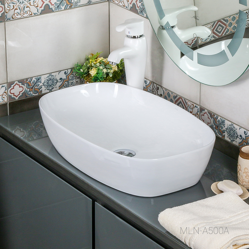 Накладная раковина melana mln-a500a A500A-805 - Вид №2