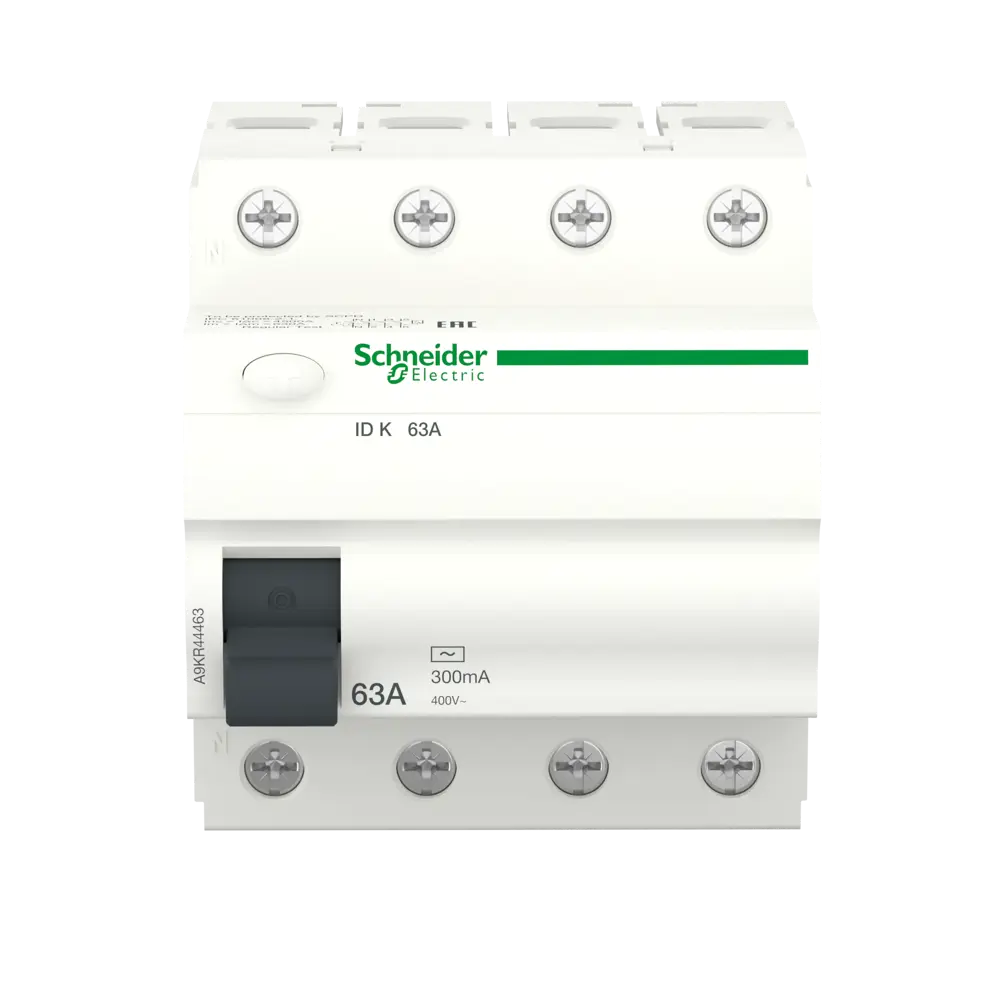УЗО Systeme Electric Acti9 4P 63 A 300 мА 4.5 кА AC A9KR44463 STLM-2001760 - Вид №1