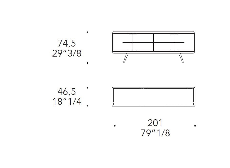 Стеклянный шкаф с распашными дверцами и встроенным освещением REFLEX ARCH-00144852 - Вид №4