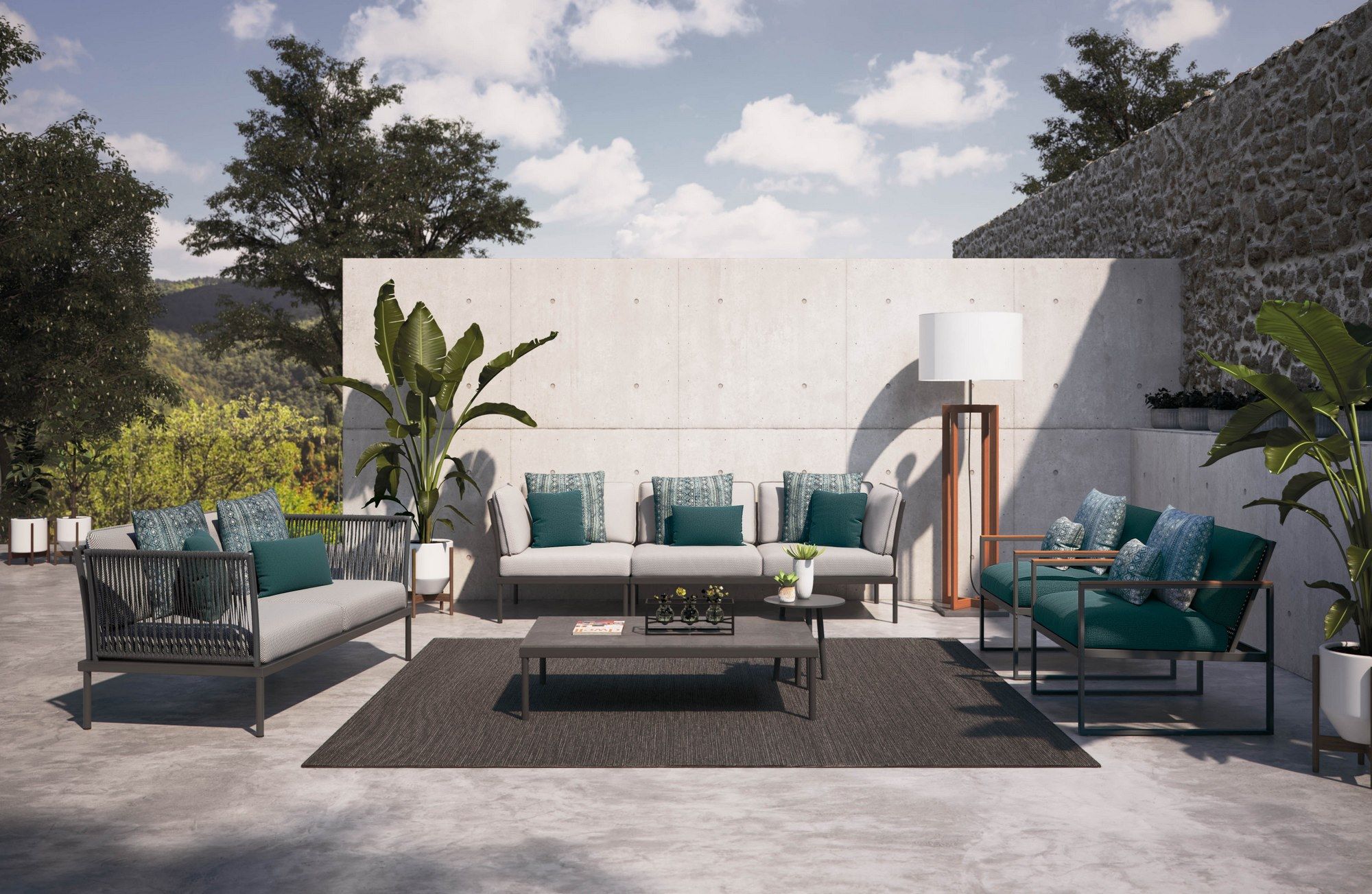 Тканевое садовое кресло Atmosphera ARCH-00115667 - Вид №3