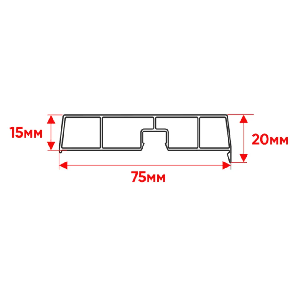 Наличник дуб шефилд 3000x75x15 мм Santreyd STLM-2202213 - Вид №3