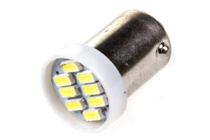 15969594 Автолампа диод T8.5 T4W 24V 8 SMD BA9s 1-контурная, белая S08202027 SKYWAY