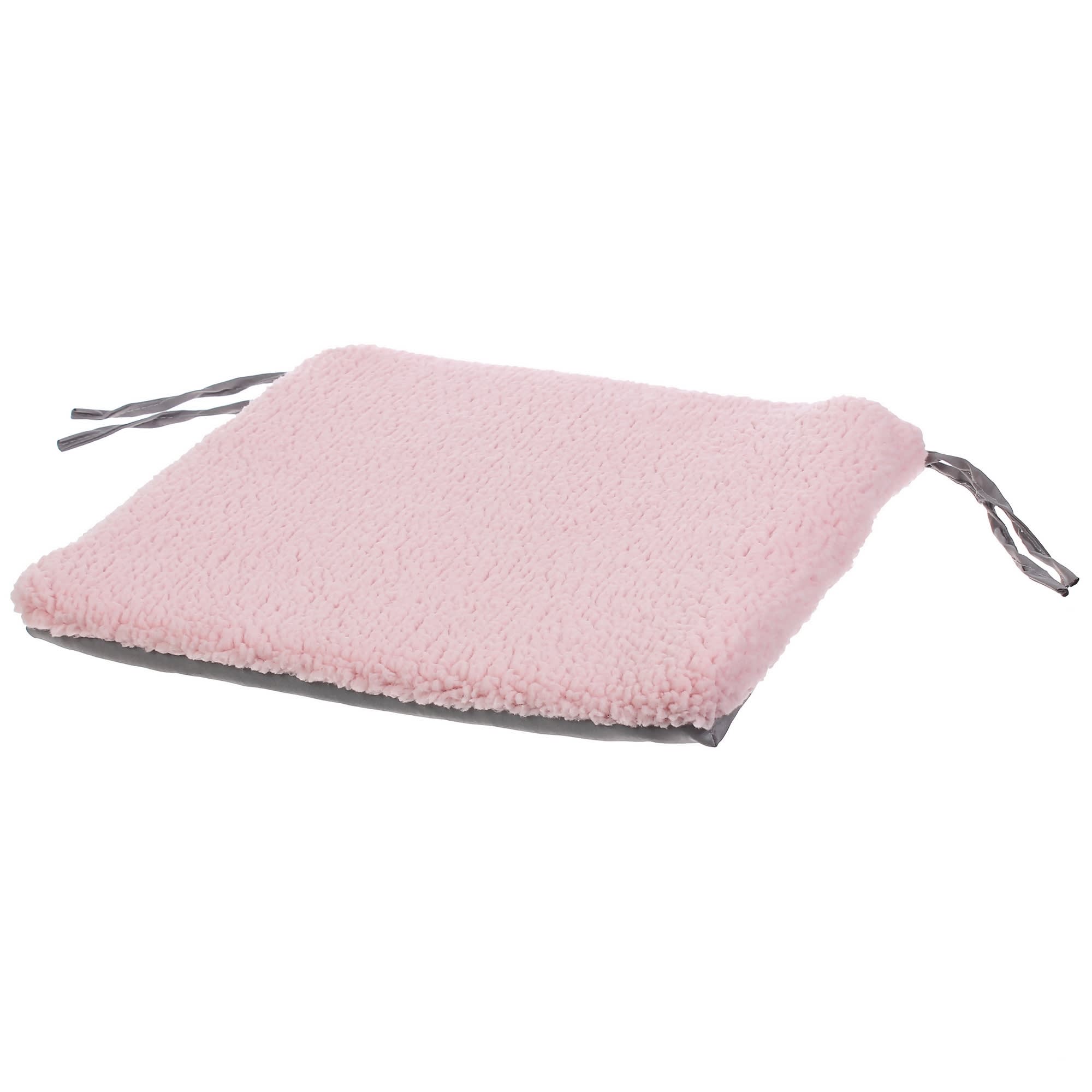 81974299 Галета для стула «», 40x40 см, цвет розовый Шерпа Santreyd  - Вид №1