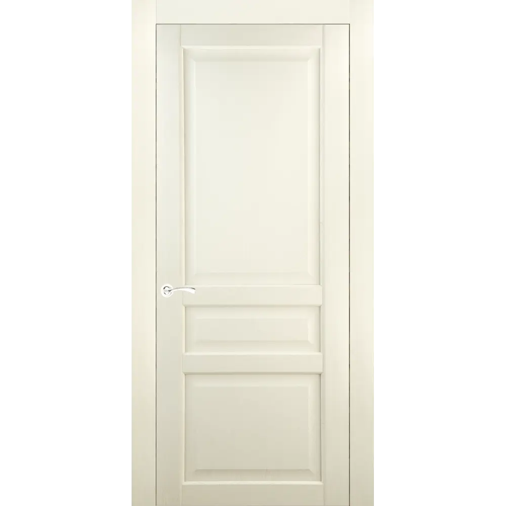 Дверь межкомнатная глухая Artens Мария 80x200 см ПВХ цвет айвори с фурнитурой 82401325 STLM-2127399 