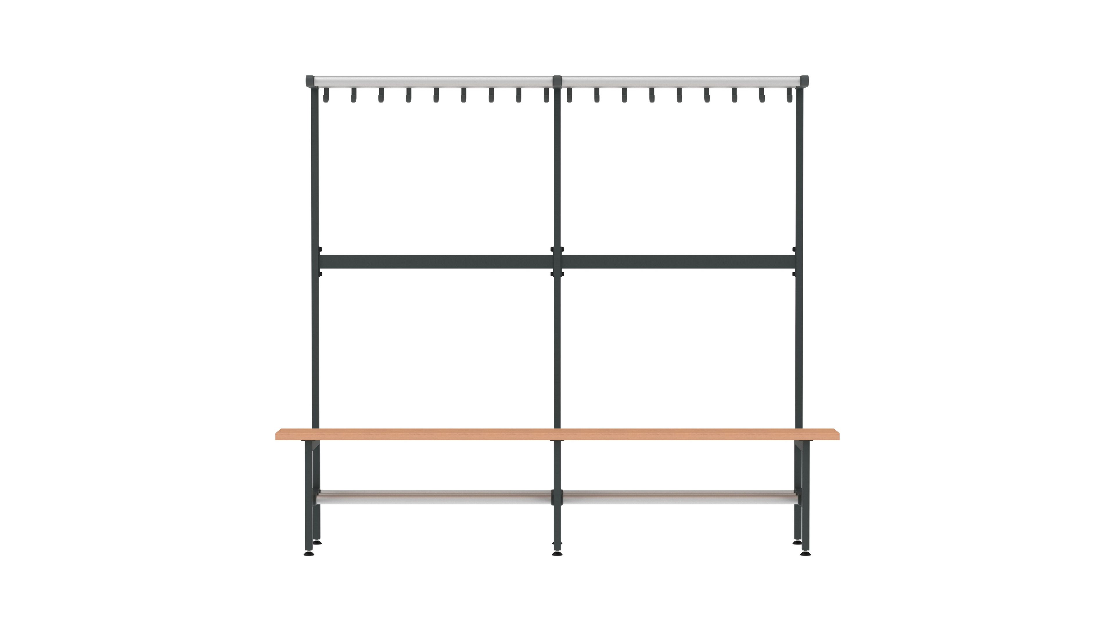 Стальная и деревянная скамейка для спортивных сооружений FUNCTIONALS Tertio ARCH-00085815 - Вид №12