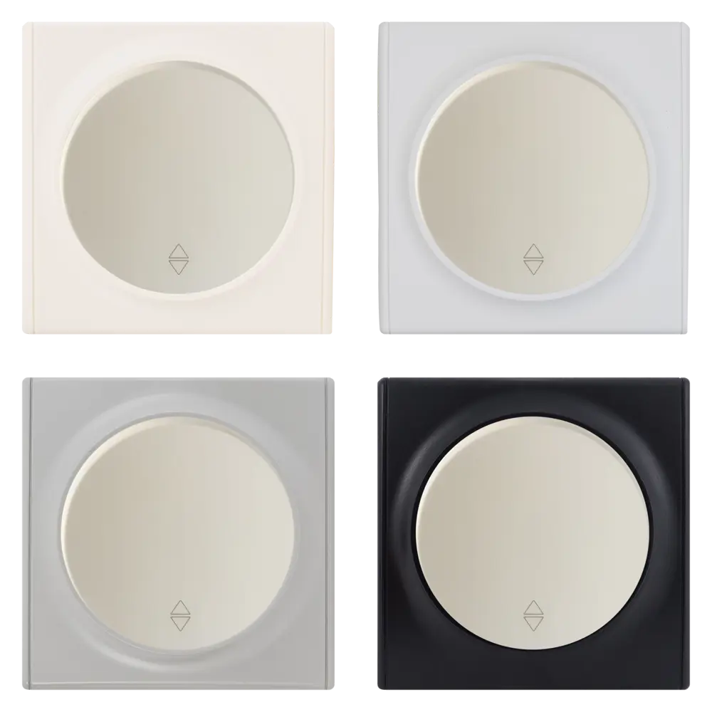 Выключатель проходной встраиваемый Onekey Florence 1 клавиша, цвет бежевый ONEKEYELECTRO STLM-2061984 - Вид №1