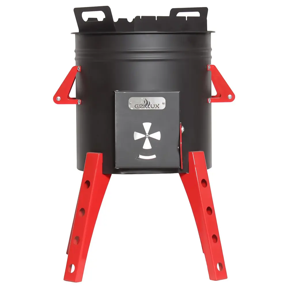 Печь-мангал для казана, толщина стали 2 мм, термокраска Santreyd STLM-2061725 - Вид №10