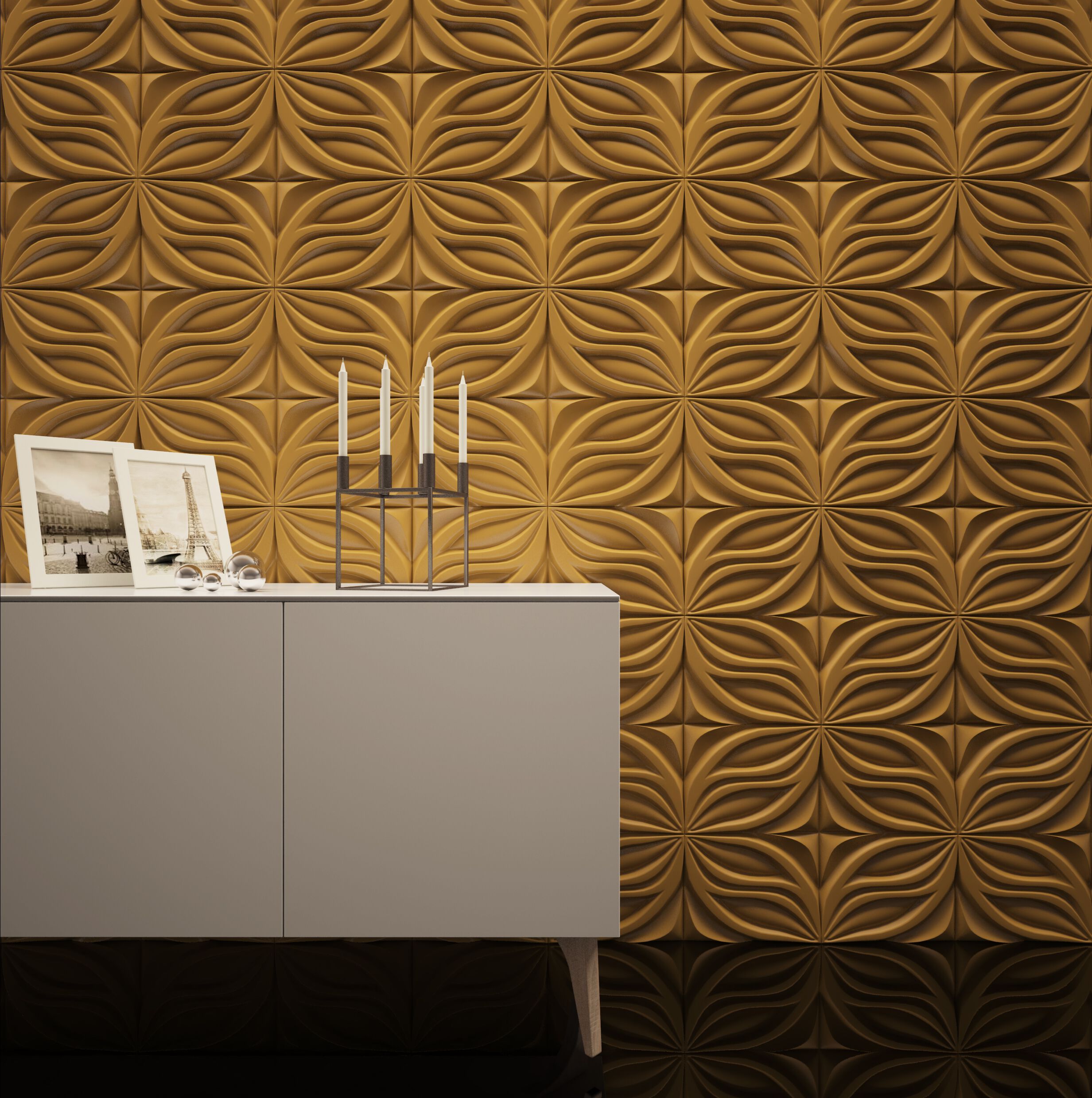 Трехмерное гипсовое покрытие WallDeco M-Modern ARCH-00029778 - Вид №1