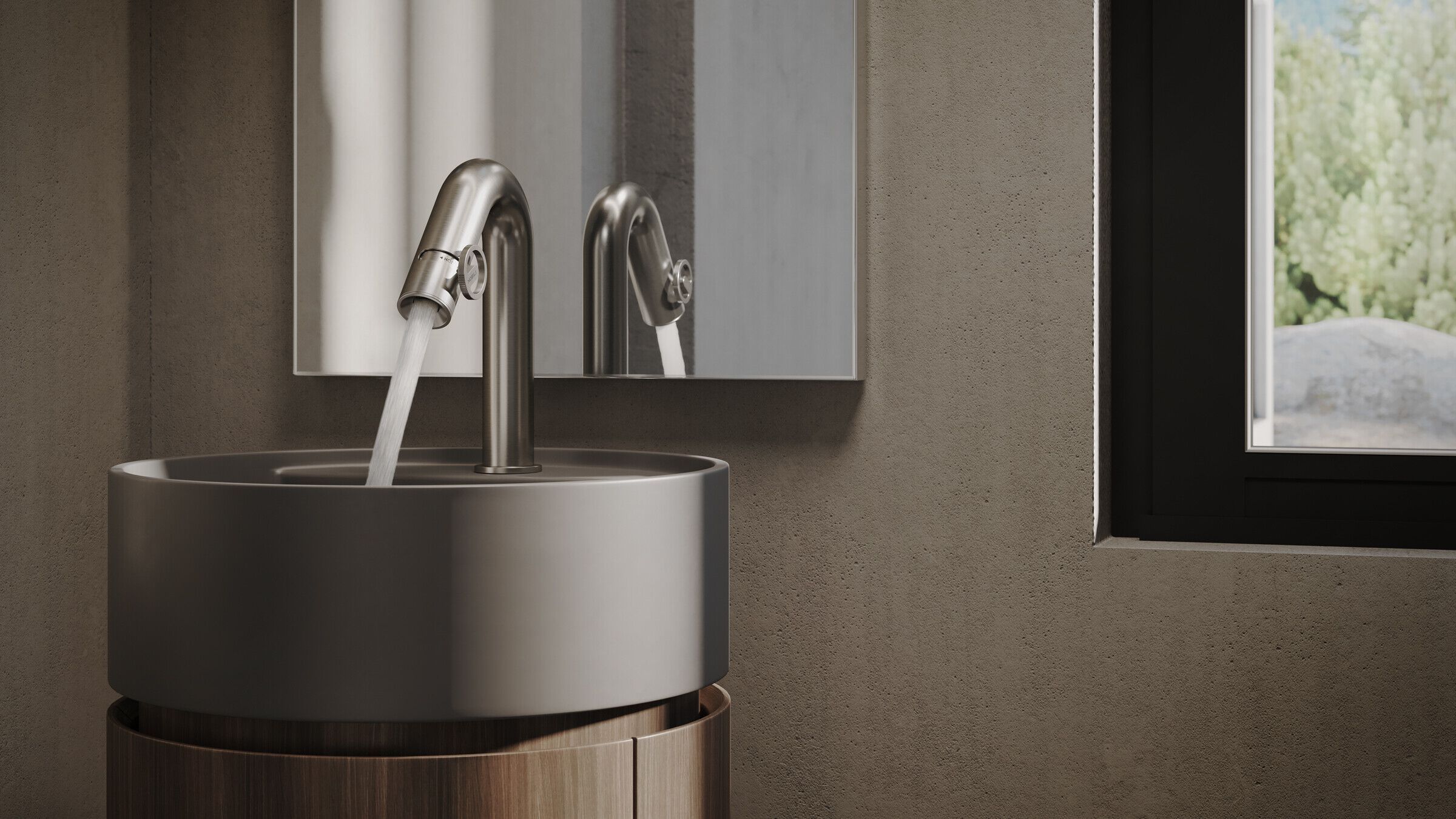 Однорычажный высокий смеситель для раковины Nobili Sole ARCH-00082428 - Вид №4