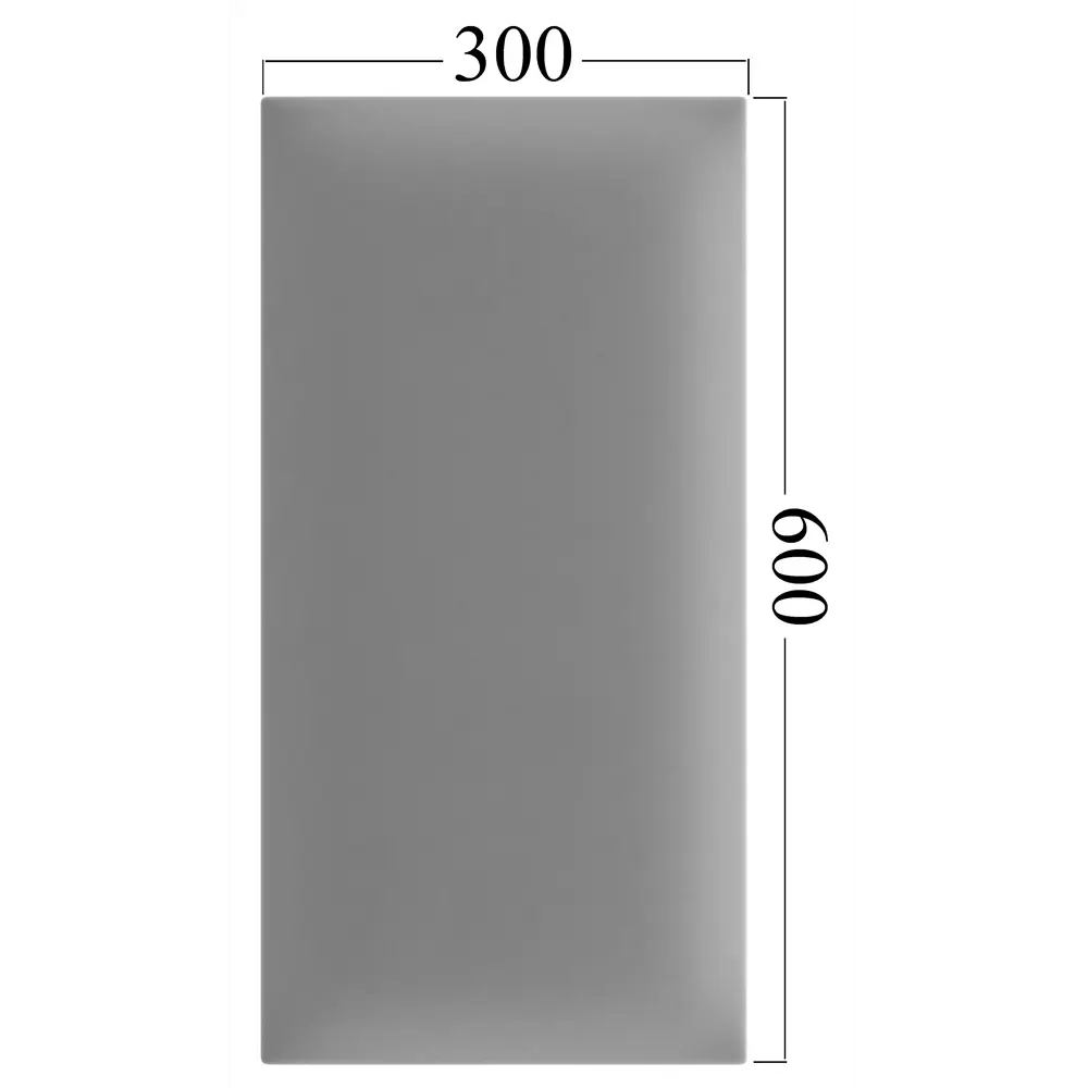 Панель тканевая Vilo 300x600 мм цвет серый 85517685 STLM-2199615 Santreyd  - Вид №6
