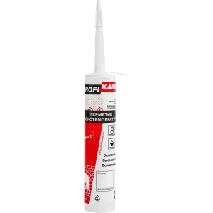 89350988 Герметик силикатный Профикамин высокотемпературный черный 280 мл STLM-0853913