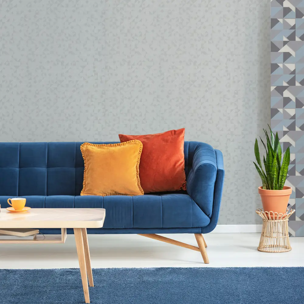 Обои виниловые Аспект Ру Оригами серые 1.06 м 70310-44 STLM-2059106 - Вид №2