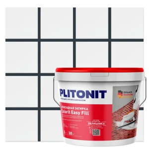 84815546 Затирка эпоксидная Plitonit Colorit EasyFill цвет антрацит 2 кг STLM-1396770