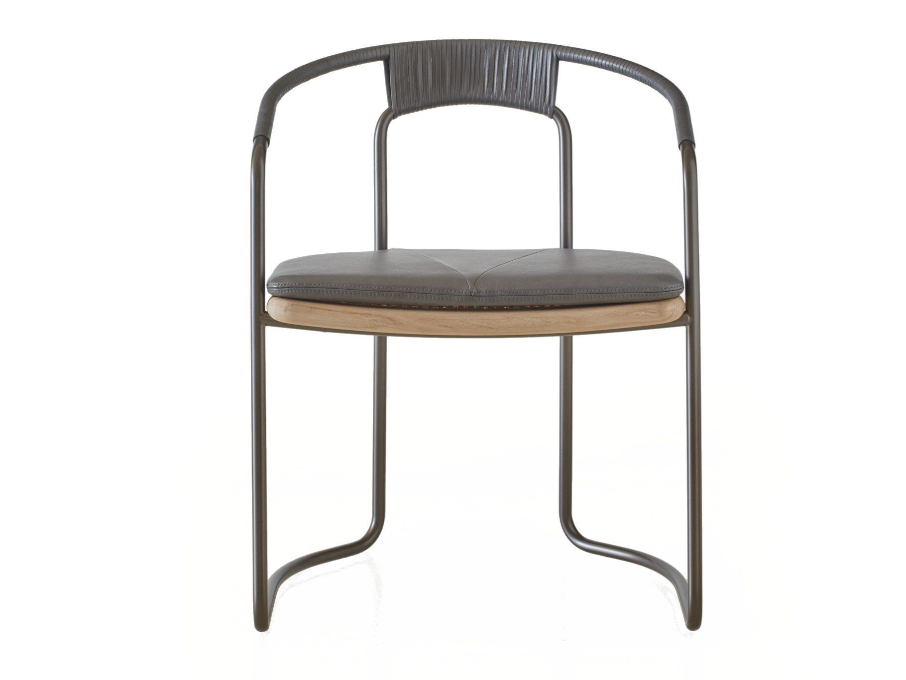 Стальной стул с подлокотниками BassamFellows Геометрическая ARCH-00040452 - Вид №9