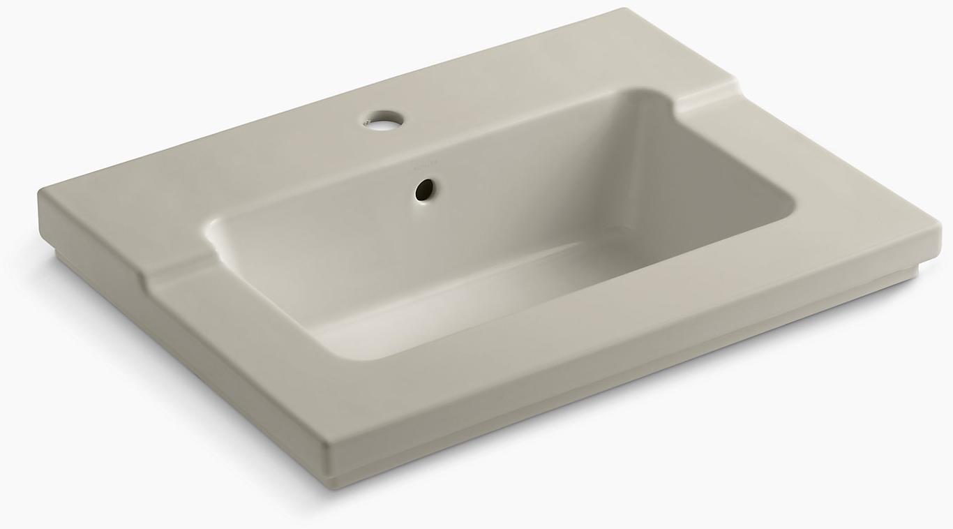K-2979-1-G9 Накладная раковина на столешницу  прямоугольная Kohler 