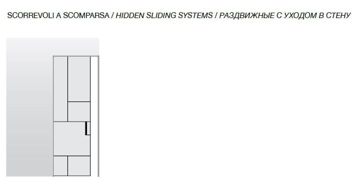Раздвижные двери из закаленного стекла Longhi Aluminiun Chic-Doors ARCH-00008794 - Вид №11