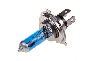 16137731 Автолампа XENON WHITE+30, H4, 12V, 100/90W, P43t, 2-контакта, 4500 К, 2 шт S09101037 SKYWAY