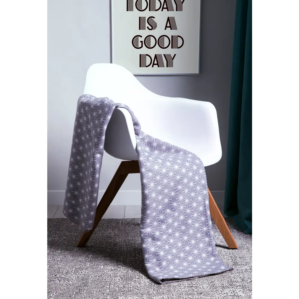 Плед Aristo 130х170 см флис цвет серый BELEZZA STLM-2147978 - Вид №4