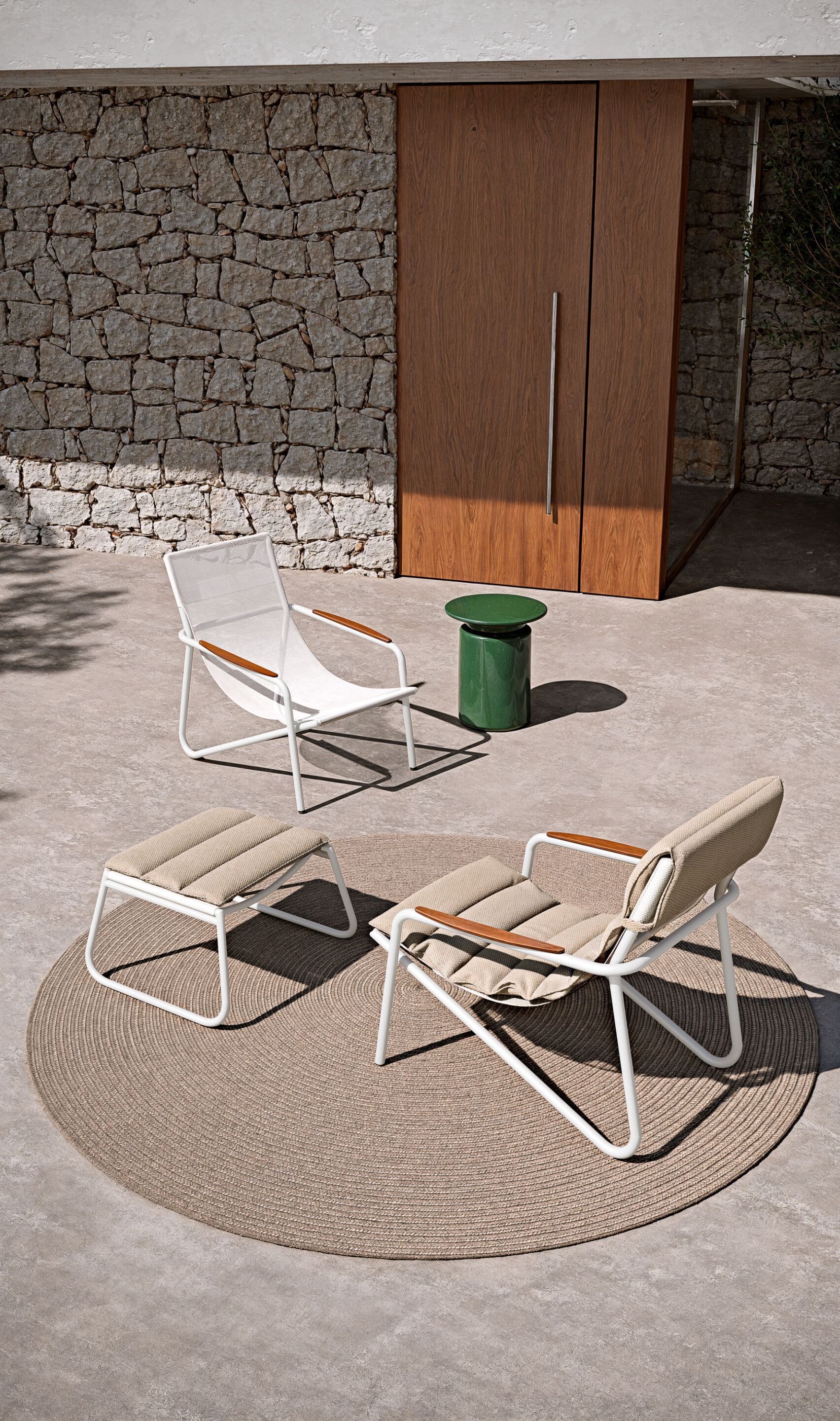 Алюминиевый шезлонг с подлокотниками Atmosphera Закинф ARCH-00020024 - Вид №2