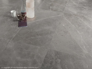 Пол из керамогранита с мраморным эффектом