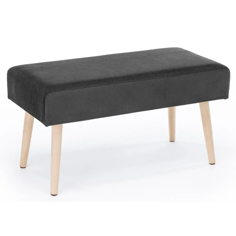 Банкетка велюр Seasons Остин серый 70x35x37.5 см STLM-2179949