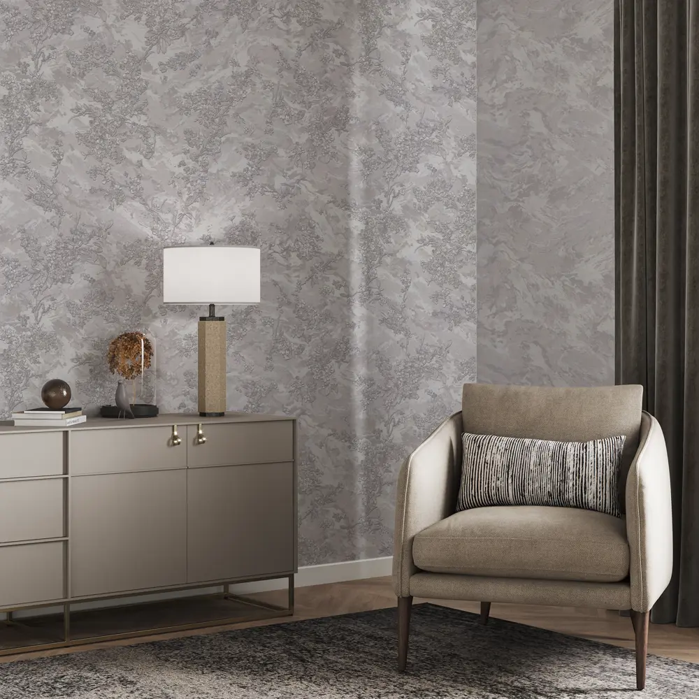 Флизелиновые обои Palitra Planet Lili в бежевых тонах 89373838 STLM-0823657 - Вид №4