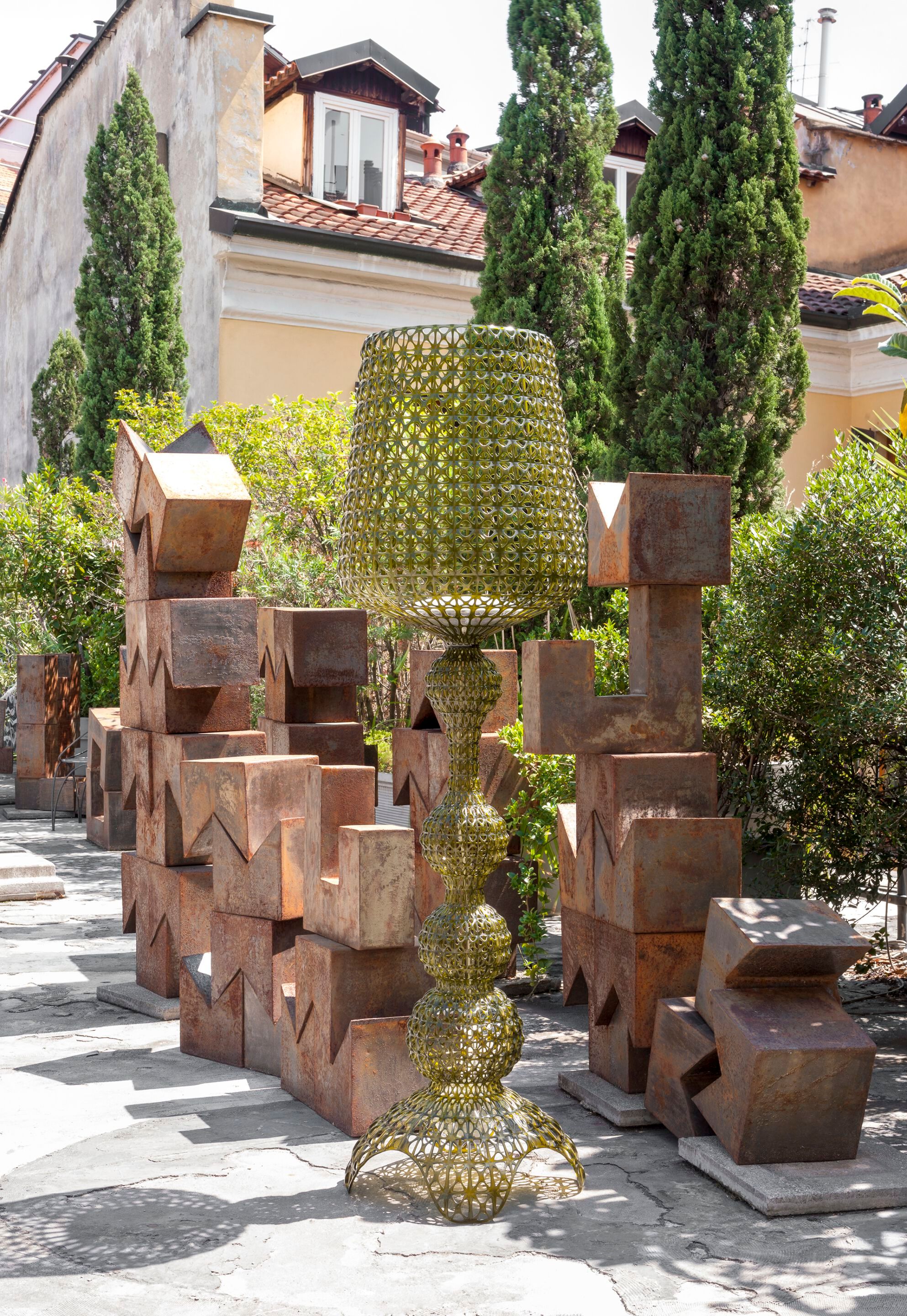 Светодиодный напольный светильник из инженерного пластика с диммером Kartell Кабуки ARCH-00027879 - Вид №9