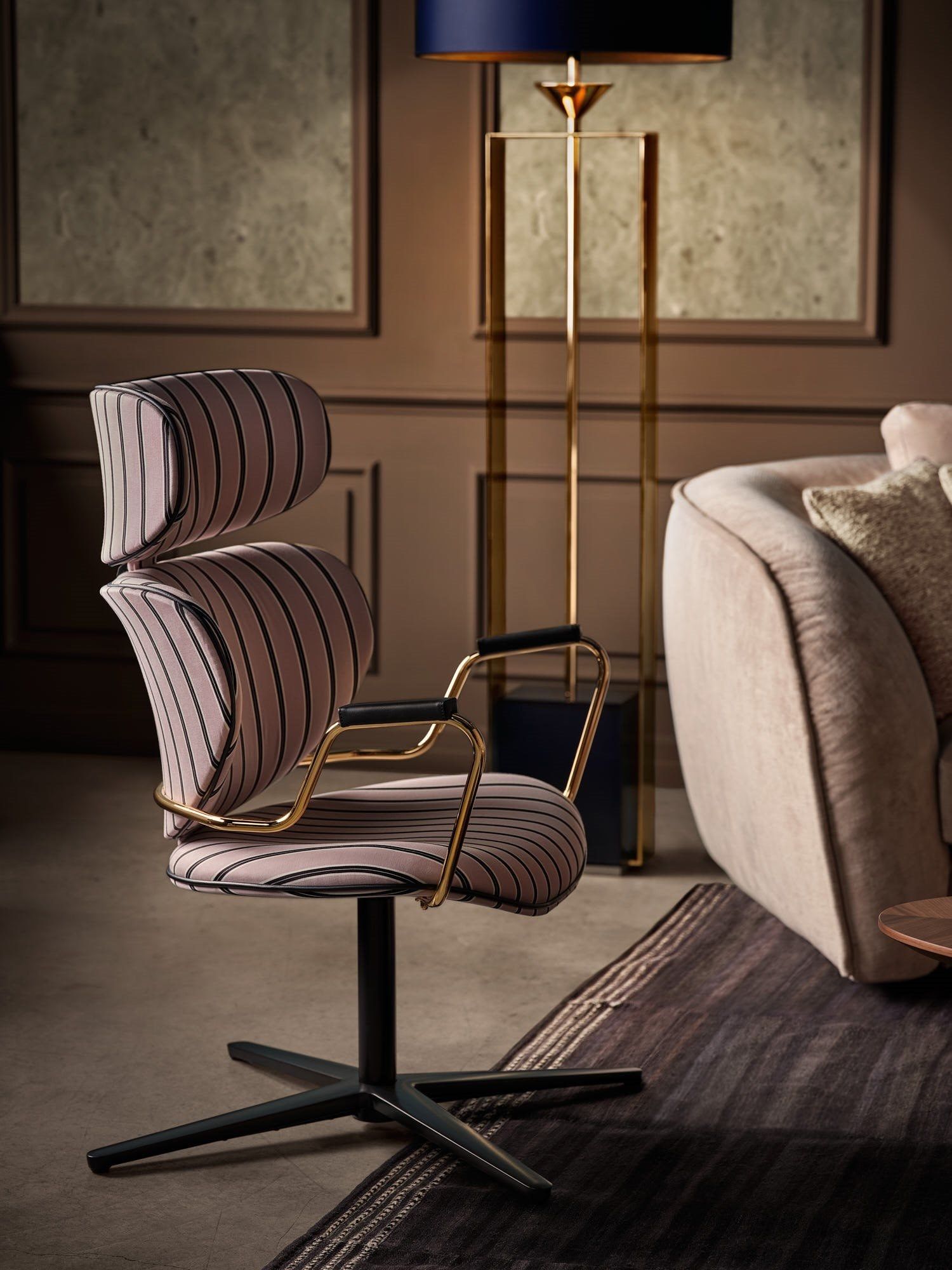 Ткань спиц поворотный стул BLACK TIE Азия ARCH-00057964 - Вид №1