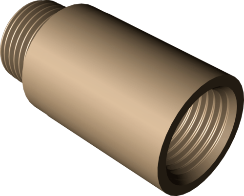 357 269 Модель 3525 Трубопроводные системы  Бронзовые резьбовые фитинги  Изделия из бронзы  Ниппели, переходы, удлинители Santreyd  - Вид №2