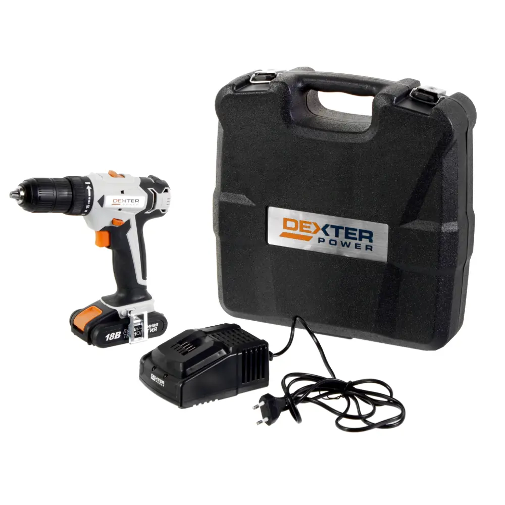 Шуруповерт Dexter, Li-ion 18 В, 2 Ач DEXTER POWER STLM-2185061 - Вид №3