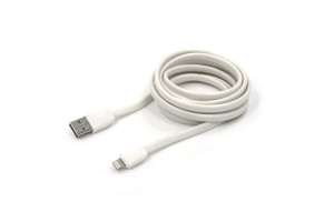 17858755 USB-кабель AM-8pin 1.2 метра, 2.1A, ПВХ, белый, 23750-BL-626W BYZ