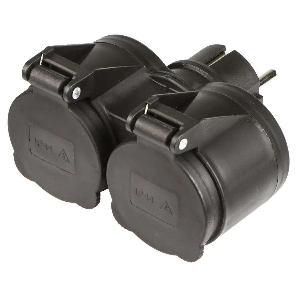 Адаптер уличный Electraline 2 розетки, 16 А, IP44 STLM-2082522 - Вид №2