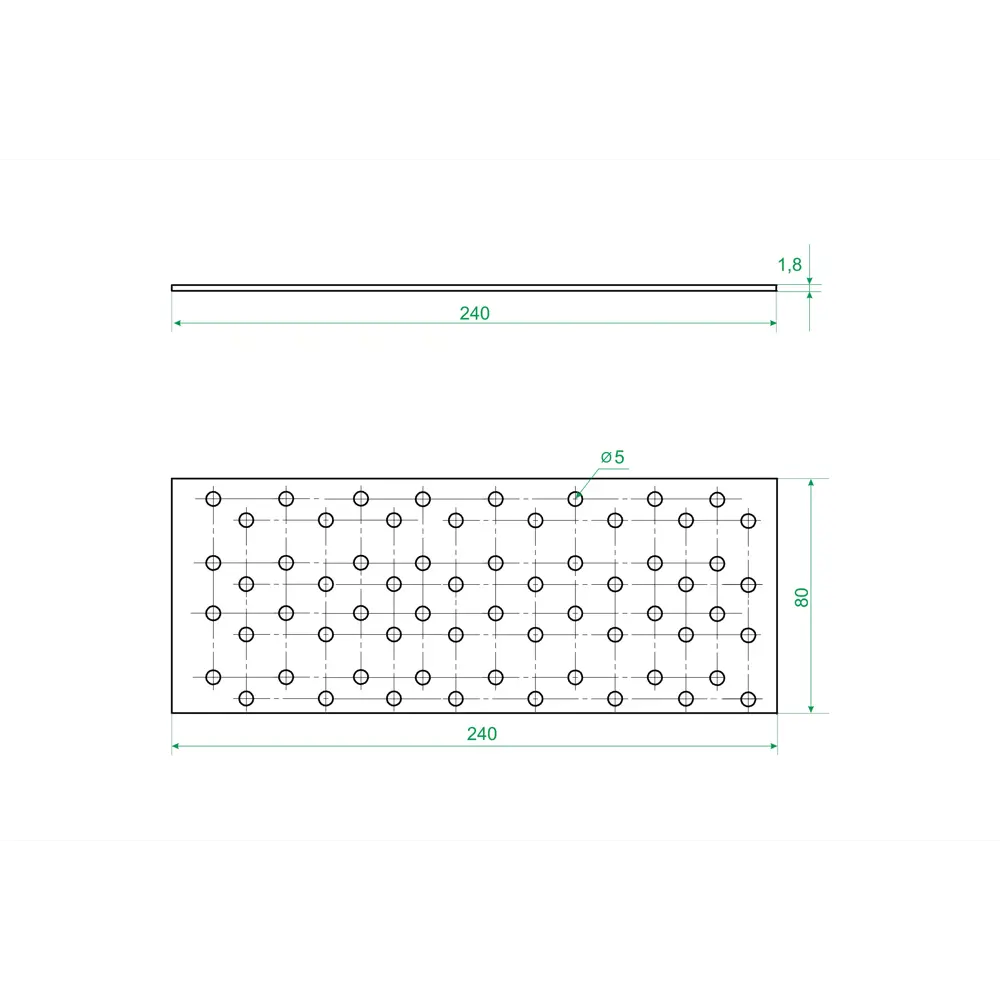 Santreyd Крепежная пластина 80х240 мм для деревянных конструкций 18750580 STLM-0012481 - Вид №3
