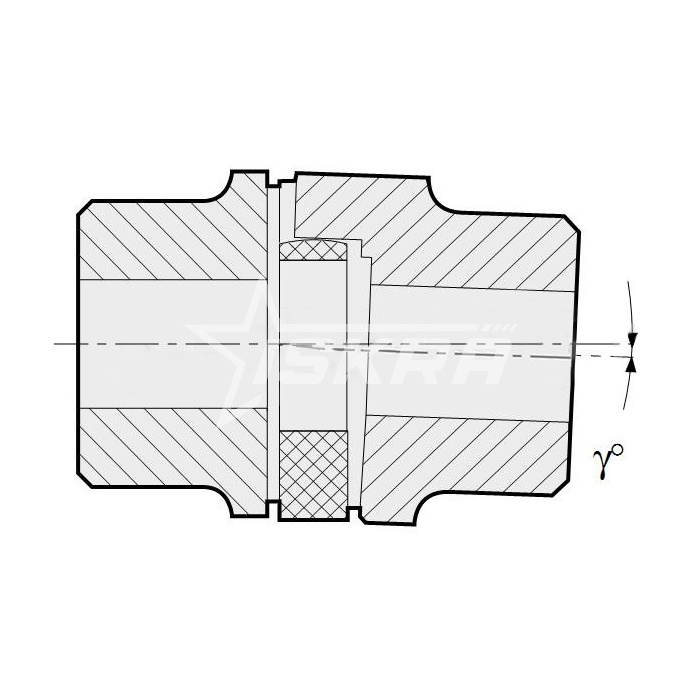 IS3787 Упругий элемент типа паук черный EN28038 ISKRA  - Вид №3