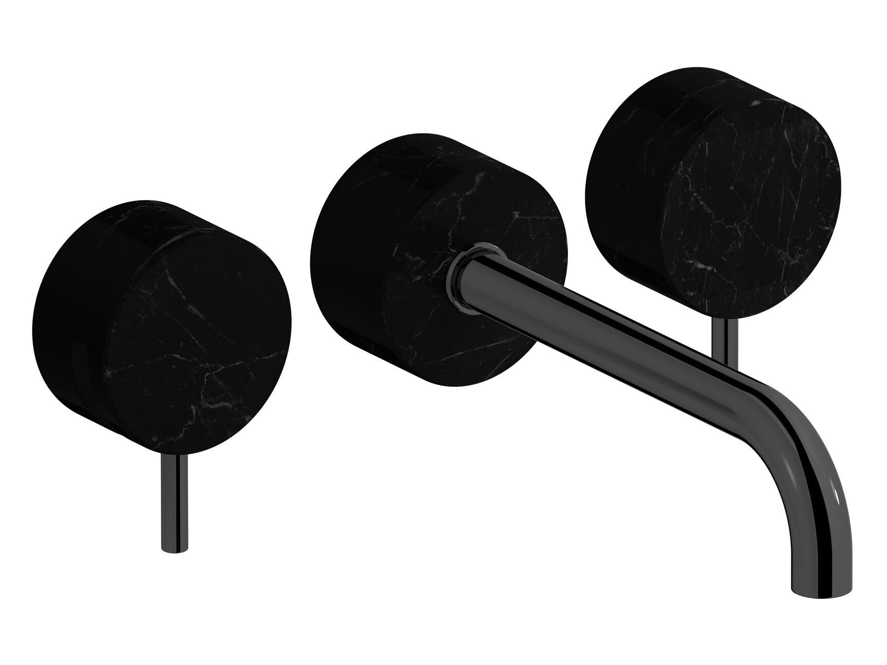 Мраморный настенный смеситель для раковины с 3 отверстиями IB мрамор + мрамор Elle ARCH-00113377