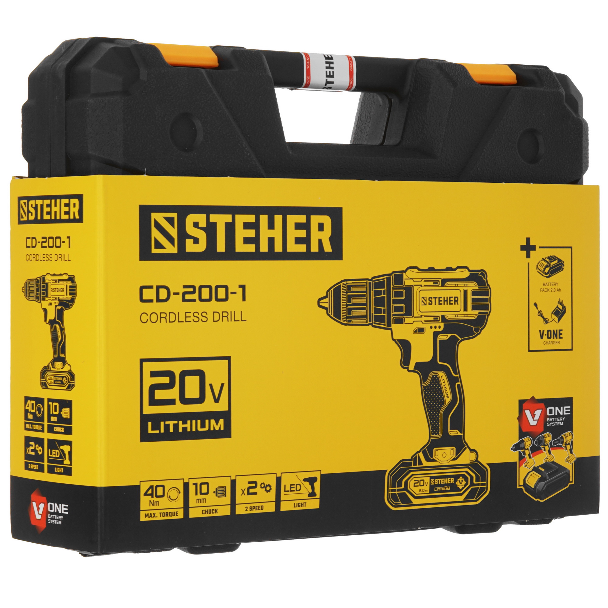 Дрель-шуруповерт STEHER CD-200-1 9927689 STDN-0035815 - Вид №7