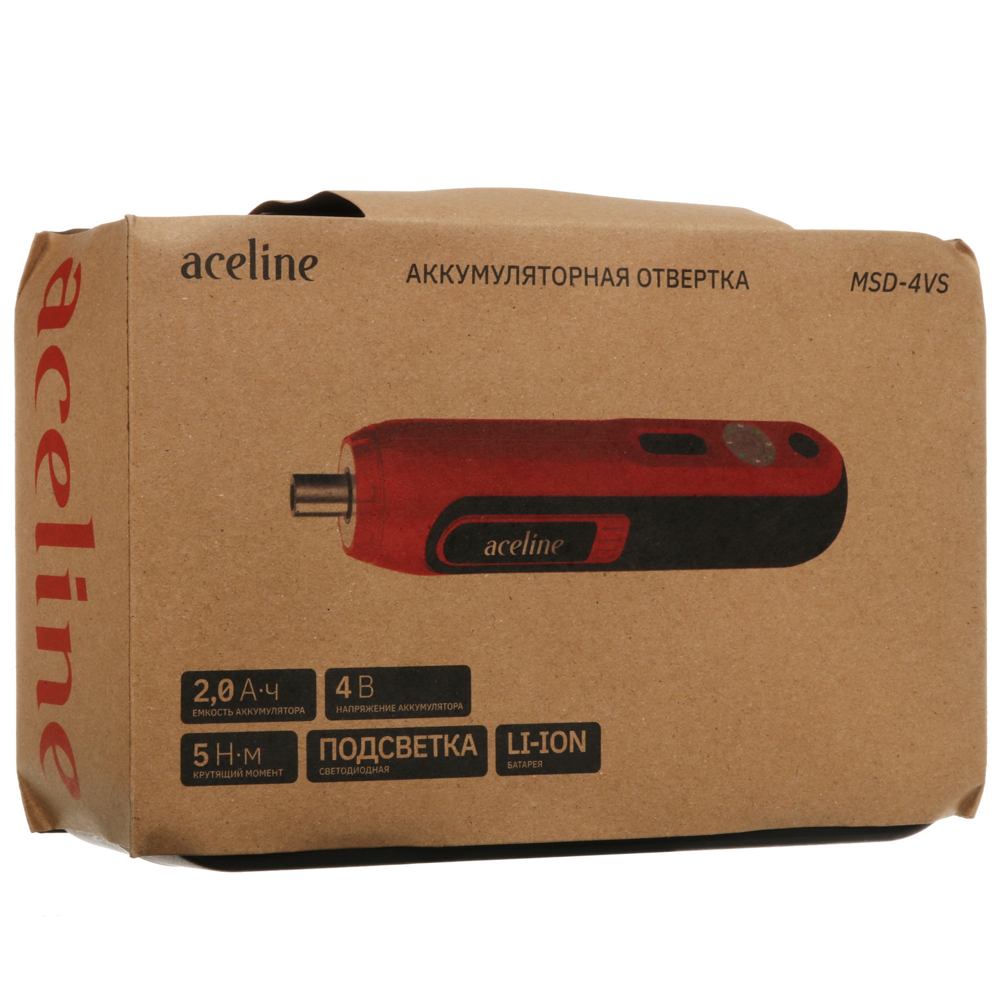 Аккумуляторная отвертка Aceline MSD-4VS 9048689 STDN-0123843 - Вид №10