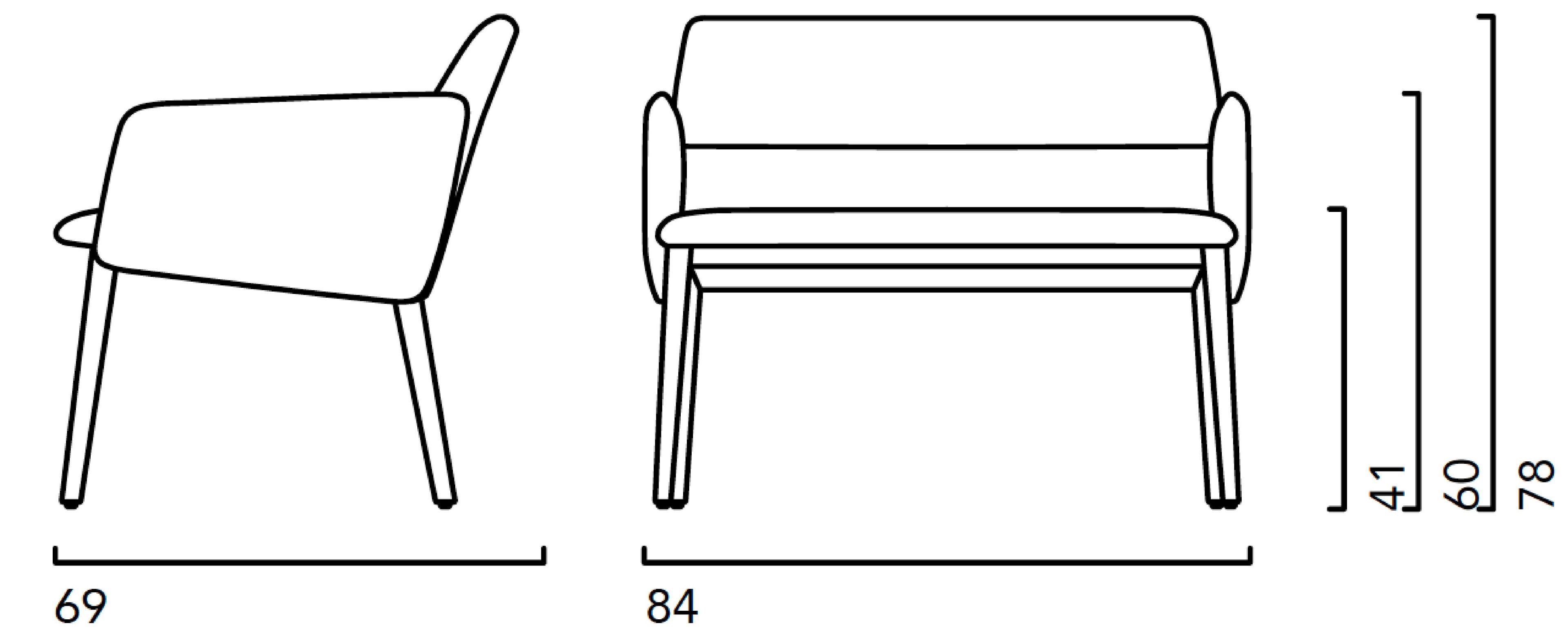 Кресло с подлокотниками Crassevig ARCH-00063182
