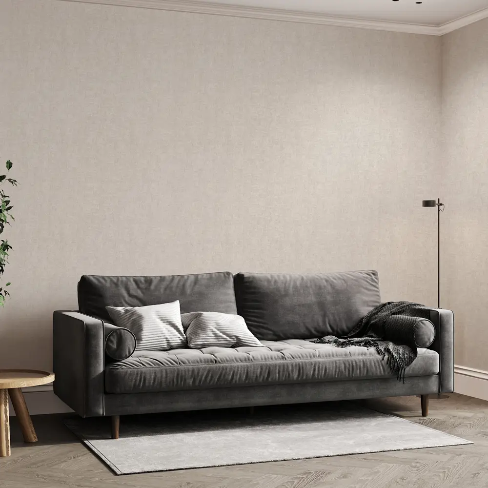 Флизелиновые обои Энигма с эффектом штукатурки, коричневые 1.06 м 89439245 Santreyd STLM-1584529 - Вид №3